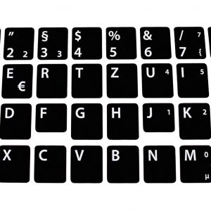 Keyboard sticker german for laptop