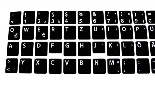 Tastaturaufkleber Deutsch fuer Laptop